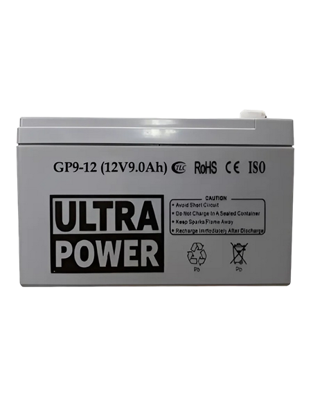 Аккумулятор для резервного питания Ultra Power GP9-12, 12В, 9А*ч