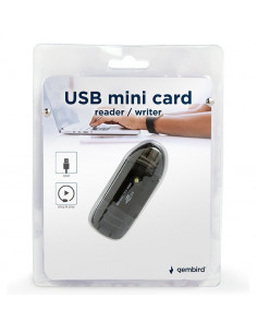 Кардридер Gembird FD2-SD-1, USB Type-A, Прозрачный 2