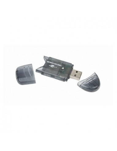 Кардридер Gembird FD2-SD-1, USB Type-A, Прозрачный