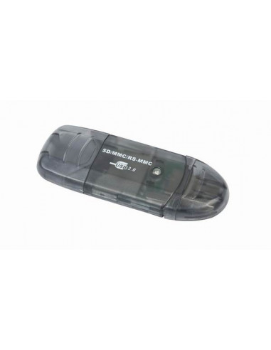 Cititor de carduri Gembird FD2-SD-1, USB Type-A, Transparent