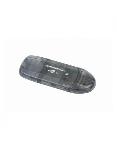 Cititor de carduri Gembird FD2-SD-1, USB Type-A, Transparent