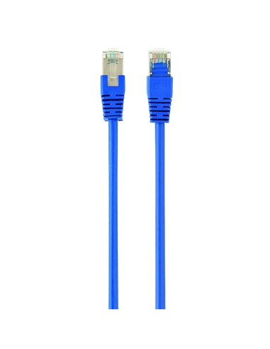 Patch cord Cablexpert PP22-0.5M/B, Cat5e FTP, 0,5m, Albastru