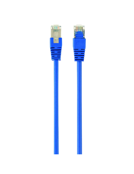 Patch cord Cablexpert PP22-0.5M/B, Cat5e FTP, 0,5m, Albastru