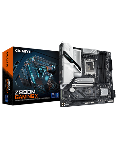 Материнская плата Gigabyte Z890M GAMING X, LGA1851, Intel Z890, Micro-ATX