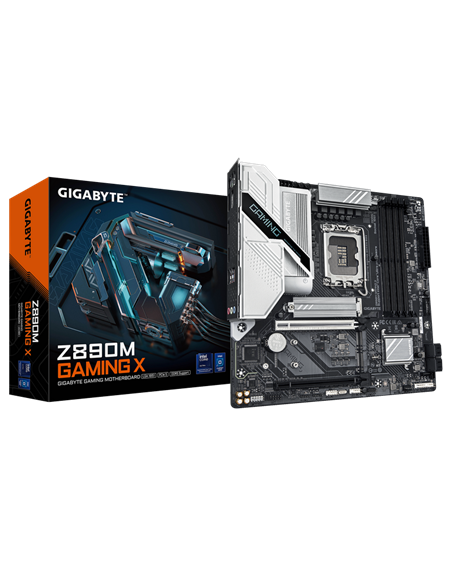 Placă de bază Gigabyte Z890M GAMING X, LGA1851, Intel Z890, Micro-ATX