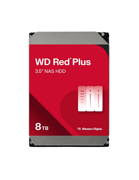 Жесткий диск Western Digital WD Red Plus, 3.5", 8 TБ <WD80EFPX>