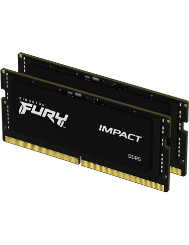 Memorie RAM Kingston FURY Impact, DDR5 SDRAM, 6400 MHz, 32 GB, KF564S38IBK2-32