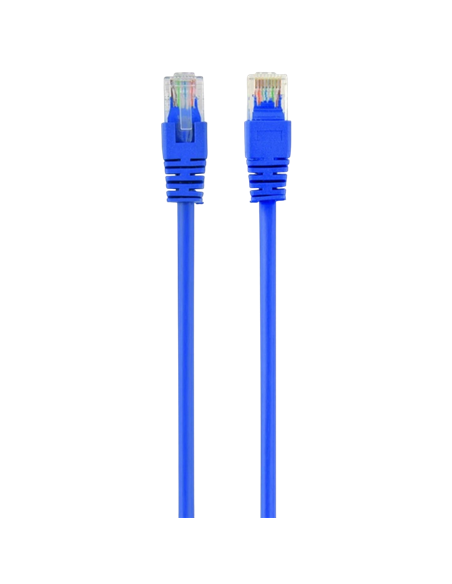 Patch cord Cablexpert PP12-0.5M/B, CAT5e UTP, 0,5m, Albastru