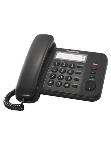 Telefon cu fir Panasonic KX-TS2352, Negru