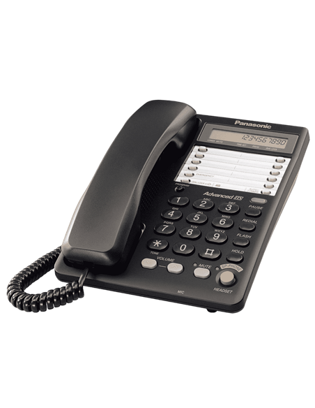 Telefon cu fir Panasonic KX-TS2365UAB, Negru