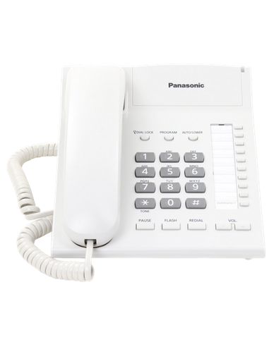 Telefon cu fir Panasonic KX-TS2382, Alb