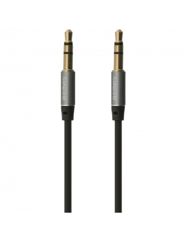 Cablu audio Remax L200, 3.5 mm AUX - 3.5 mm AUX, 2m, Negru