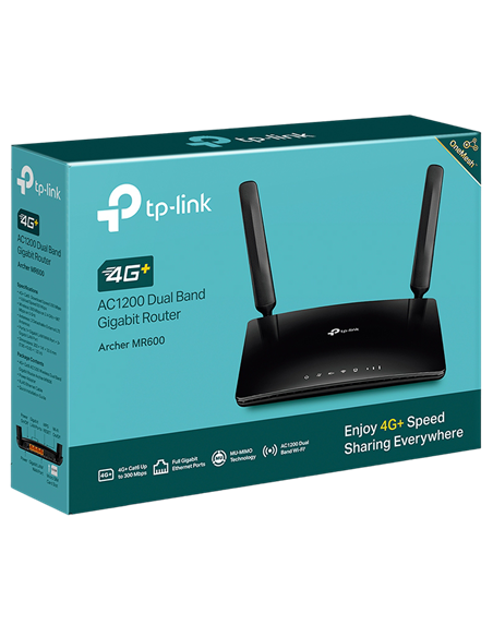Router fără fir TP-LINK Archer MR600, 4G, Negru
