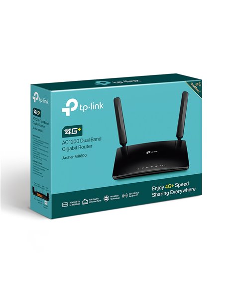 Router fără fir TP-LINK Archer MR600, 4G, Negru