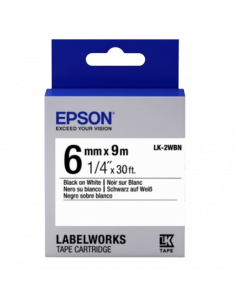Epson LK-2WBN, 6 мм x 9 м