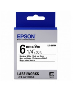 Epson LK-2WBN, 6 мм x 9 м 2