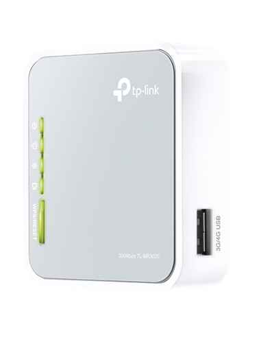 Беспроводной маршрутизатор TP-LINK TL-MR3020, 3G, 4G, Белый