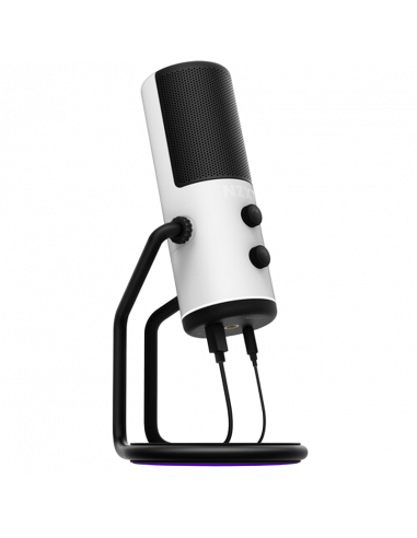 Microfon Gaming NZXT Capsule Mini, USB, Alb