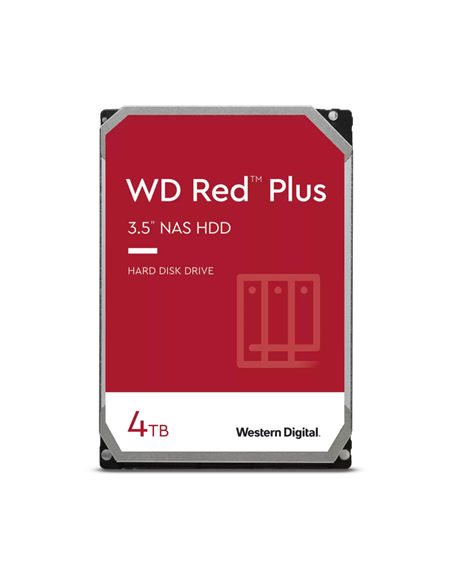 Жесткий диск Western Digital WD Red Plus, 3.5", 4 ТБ <WD40EFPX>