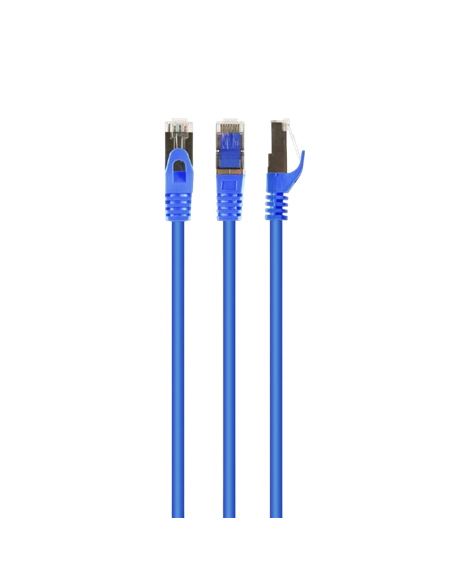 Патч-корд Cablexpert PP6A-LSZHCU-B-0.5M, Cat6A SSTP, 0,5м, Синий