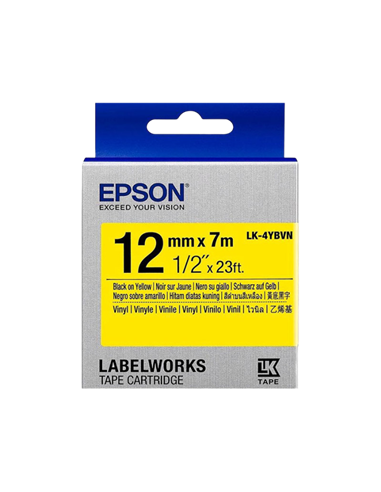 Картридж с лентой Epson LK-4YBVN, 12 мм x 7 м