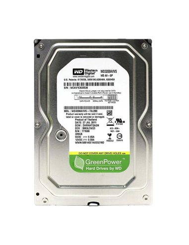 Unitate HDD Western Digital WD AV-GP, 3.5", 320 GB WD3200AVVS