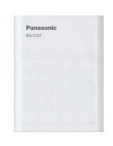 Încărcător Acumulatori Panasonic K-KJ87MCD40USB, Alb