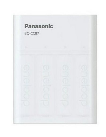Încărcător Acumulatori Panasonic K-KJ87MCD40USB, Alb
