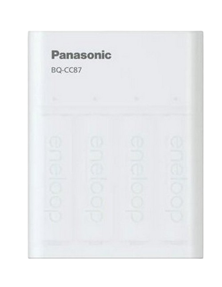 Încărcător Acumulatori Panasonic K-KJ87MCD40USB, Alb