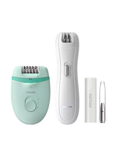 Epilator PHILIPS BRP529/00, Alb/Verde