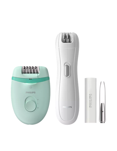 Epilator PHILIPS BRP529/00, Alb/Verde