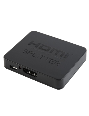 Splitter HDMI Cablexpert DSP-2PH4-03, HDMI (F) - 2x HDMI (F), Negru