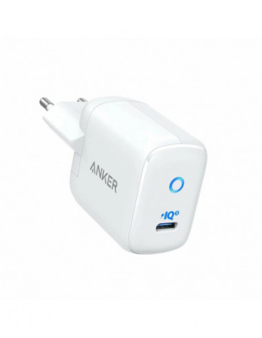 Зарядные устройства беспроводные USB Charger Anker PowerPort III Mini USB-C 30W PIQ 3.0 Power Delivery- white