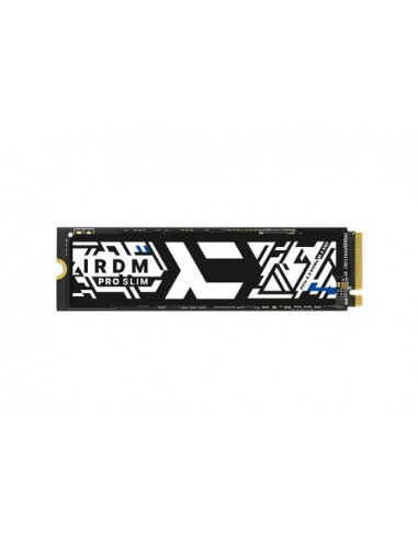 M.2 PCIe NVMe SSD M.2 NVMe SSD 2.0TB GOODRAM IRDM PRO SLIM- Interface: PCIe4.0 x4 NVMe1.4- M2 Type 2280 form factor- Sequential