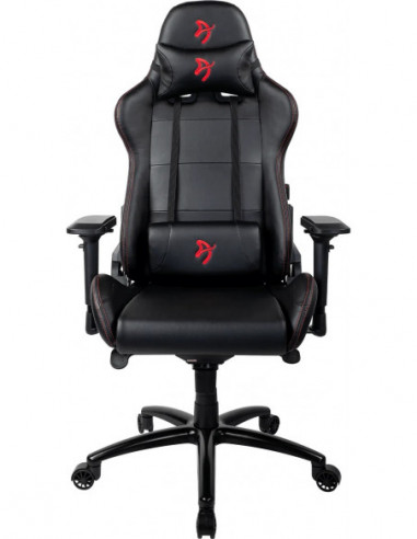 Игровые стулья и столы Arozzi GamingOffice Chair AROZZI Verona Signature PU- Black Red logo- max weight up to 120-130kg height 