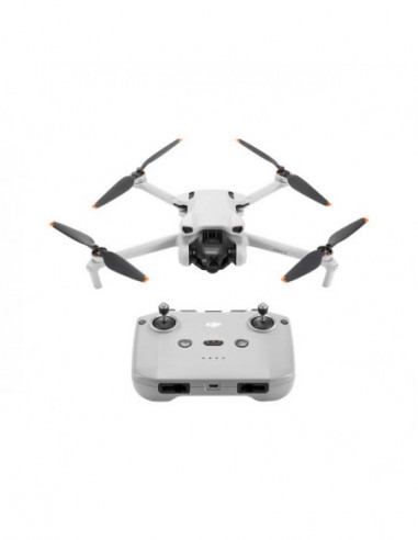Drone (949417) DJI Mini 3-Portable Drone- DJI RC-N1- 12MP photo- 4K 30fpsFHD 60fps camera with gimbal- max. 4000m height 57.6km