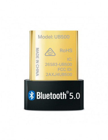 Bluetooth-адаптеры TP-LINK UB500- USB Bluetooth 5.0 dongle- Ultra small size- USB2.0