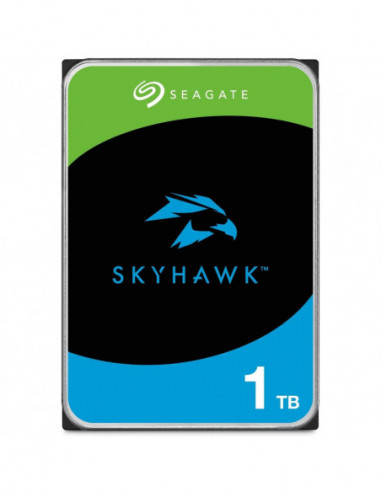 Настольное хранилище HDD 3.5 3.5 HDD 1.0TB Seagate ST1000VX013 SkyHawk Surveillance- CMR Drive- 5400rpm- 256MB- 24x7- SATAIII