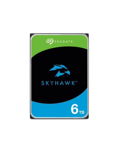 Unitate de stocare HDD 3.5 pentru desktop 3.5 HDD 6.0TB Seagate ST6000VX009 SkyHawk Surveillance- CMR Drive- RV Sensors- 5400rp