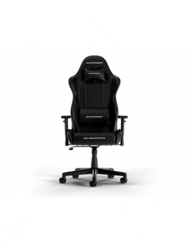 Scaune și mese pentru jocuri DXRacer GamingOffice Chair DXRacer GLADIATOR-23-L-N-X1- Black- Gaslift class 4- Premium PVC leather