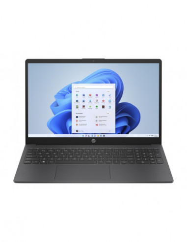 Laptopuri HP HP Laptop 15 Chalkboard Gray (15-fd0010ci)- 15.6 SVA FHD 250 nits (Intel Processor N100- 4xCore- up to 3.4 GHz- 8GB