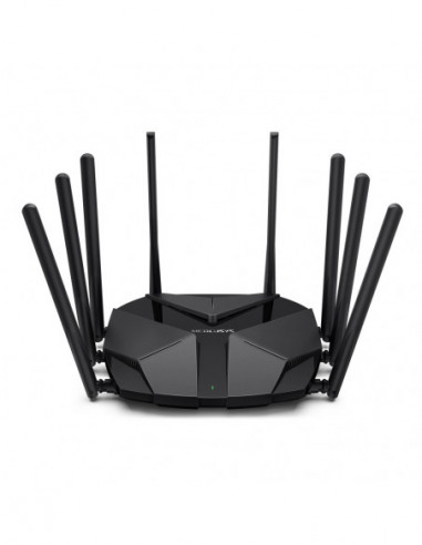 Маршрутизаторы MERCUSYS MR90X Wi-Fi 6 Wireless Gigabit Router- 4804Mbps at 5Ghz + 1148Mbps at 2.4Ghz- 802.11axacabgn- 1 x 2.5Gi