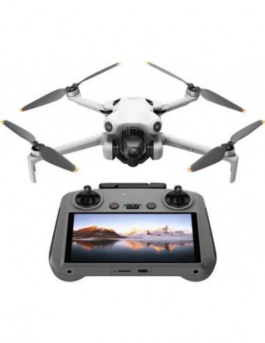 Drone (969040) DJI Mini 4 PRO + Controller 5.5-Portable Drone- DJI RC2 5.5- 48MP photo- 4K 100fpsFHD 200fps camera with gimbal-