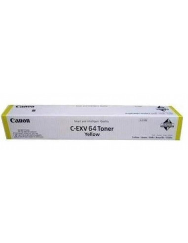 Opțiuni și piese pentru copiatoare Toner Canon C-EXV 64 Yellow (25000 pages 5) for Canon imageRUNNER Advance DX C3922i26i30i35i.