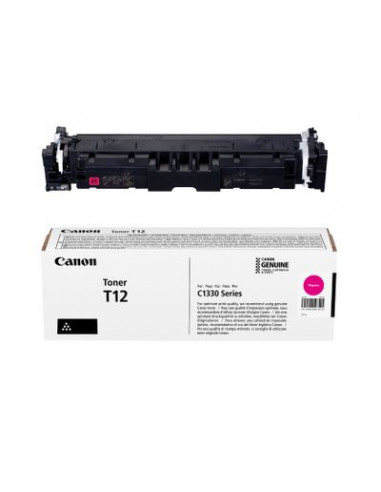 Опции и запчасти для копировальных аппаратов Toner Canon T12 Magenta EMEA- (5300 pages 5) for Canon i-SENSYS X C1333.