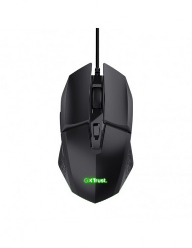 Мыши Trust Trust Gaming GXT 109 FELOX multicolour LED lighting Mouse- max. 6400 dpi- 6 Programmable buttons- 1.5 m USB- Black