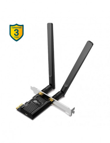 Adaptoare fără fir PCI, USB TP-LINKArcher TX20E AX1800 Wi-Fi 6 + BT5.0 PCI Express Adapter- 1201Mbps on 5GHz + 574Mpbs on 2.4GH