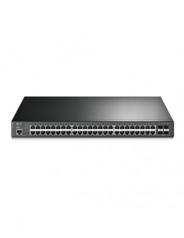 Comutatoare negestionate 10//100/1000 Mbps TP-LINK TL-SG3452P 48-port Pure-Gigabit L2 Managed Switch- 48 101001000Mbps LAN por