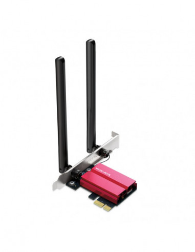 Adaptoare fără fir PCI, USB MERCUSYS MA86XE AX5400 Wi-Fi 6 + Bluetooth PCI Express Adapter- 2402Mbps on 5GHz + 2402Mbps on 5GHz
