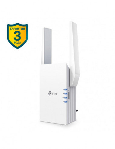 Беспроводные маршрутизаторы TP-LINK RE705X Wi-Fi 6 Wall Plugged Range Extender- Atheros- 2402Mbps on 5GHz + 574Mbps on 2.4GHz- 